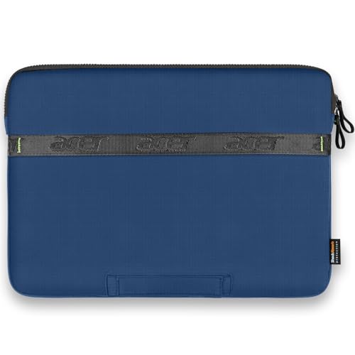 15.6-16 inch Laptop Sleeve Case Protective Briefcase Computer Bag, Blue | Waterproof Polyester, Fits Most Laptop Models, Shockproof Interior, Smooth Zippers, Slim Profile - color: Blue, size: 16inch