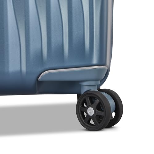 Samsonite UpLIFT X-Large Checked Hardside Luggage with Spinner Wheels - Airline-Approved, TSA Lock, Adjustable Handle System - Polycarbonate Hard Suitcase for Ultra Lightweight Travel - Elemental Blue - color: Elemental Blue, size: X-Large Checked