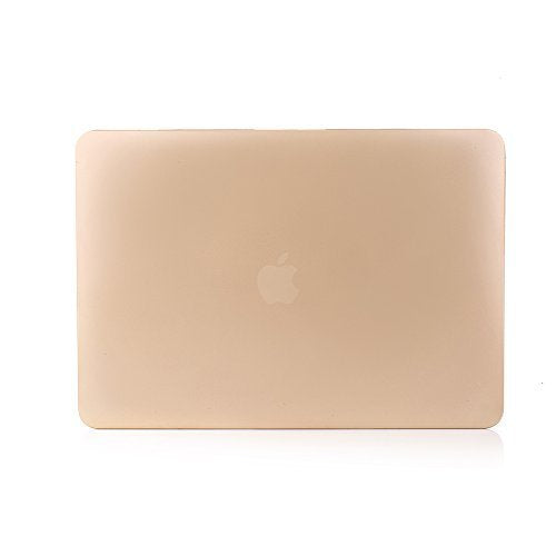 RUBAN Case for Old MacBook Pro 13 inch (A1502 & A1425 Models) 2015 2014 2013 2012, Plastic Hard Shell Case & Keyboard Cover for Old Version Mac Pro Retina 13 Inch, Gold - color: Gold
