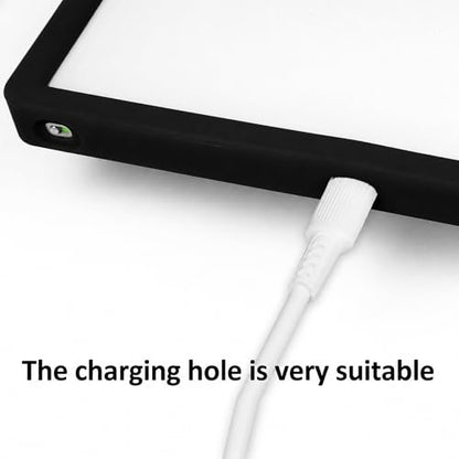 Silicone Cover for Magic Trackpad 2 & USB-C, Anti-Slip Washable Protective Case, Thin Skin Protector for Apple Magic Trackpad - color: black