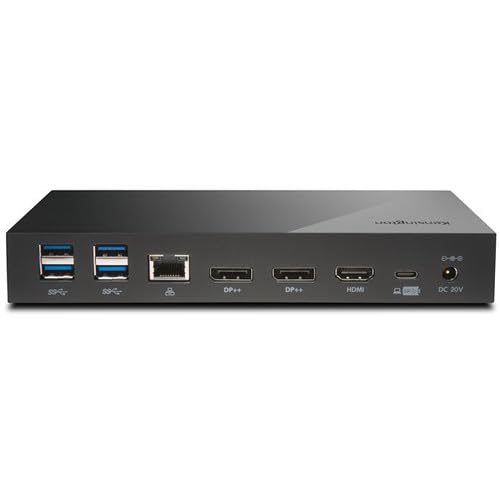 Kensington SD4700P USB-C or USB-A 135 Watts Dual Display Docking Station with Power Delivery for Windows PC's, Surface Pro, Surface Laptops, and MacBooks (K38240NA) (Renewed)