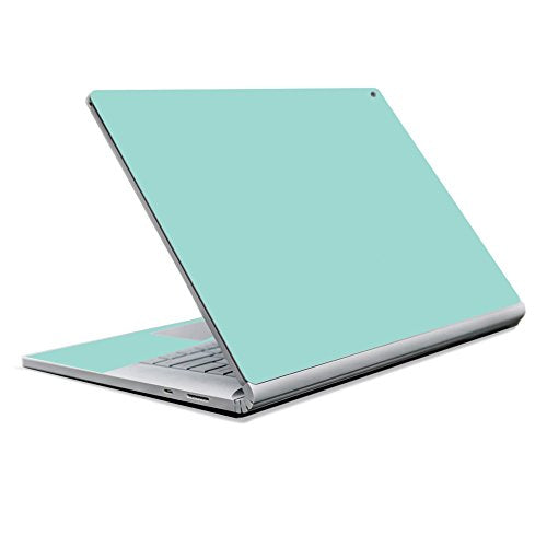 MightySkins Skin Compatible with Microsoft Surface Book 2 13" (2017) - Solid Seafoam | Protective, Durable, and Unique Vinyl Decal wrap Cover | Easy to Apply, Remove | Made in The USA - color: Seafoam