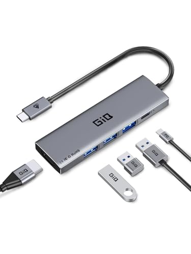 Giq USB Docking Station USB C HUB USB C to HDMI Adapter Triple Display USB C Laptop Docking Station Compatible with MacBook Pro/Air,MacBook M1 USB Dock