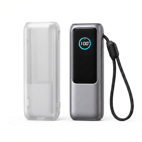 Power Bank Case for Anker Laptop Power Bank 25,000mAh 165W (A1695), Crystal Clear TPU 1.5mm Slim Full-Body Protective Cover, HD Clear Screen Protection(Case Only) - color: Clear