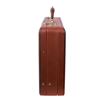 McKlein HARPER, Leather 4.5" Expandable Laptop/Computer & Tablet Business Briefcase Attaché Bag, Men Women Laptop Briefcase, Laptop Compartment bag, Tablet Pocket bag, Business Bags, Travel Cases