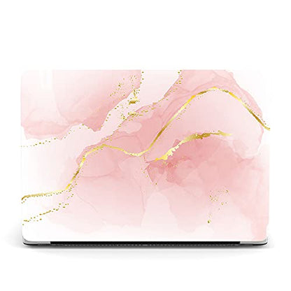 Laptop Case Compatible with MacBook Pro 13 inch with CD-ROM Model: A1278(Old Version 2012/2011/2010/2009/2008), Protective Plastic Hard Shell Case Cover & Keyboard Skin - Pink Marble - color: Pink Marble, size: A1278(Pro 13 w/CD-ROM 2008-2012)