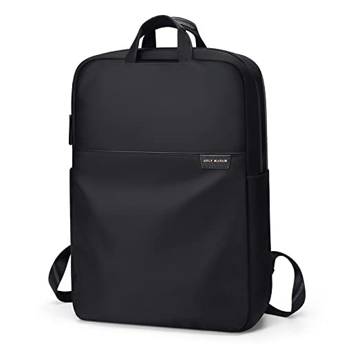 GOLF SUPAGS Travel Laptop Backpack for Women Anti Theft Slim Durable College Bookbag Business Computer Bag Fit 15.6Inch Notebook (Black, 15.6Inch) - color: Black, size: 15.6 Inch