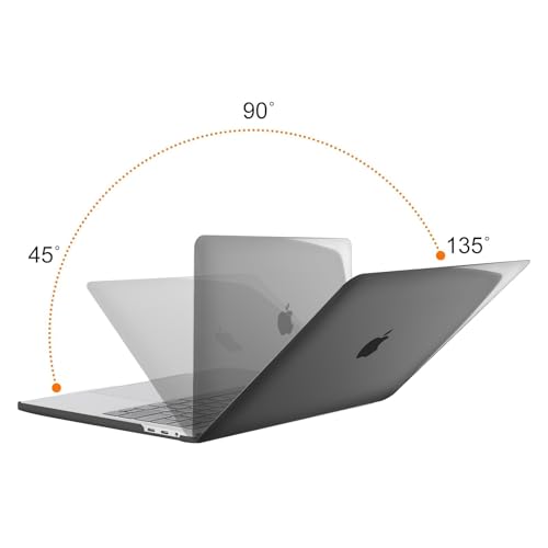 MOSISO Compatible with MacBook Pro 13 inch Case M2 M1 2026 2025 2024-2016 | A2338 A2251 A2289 A2159 A1989 A1708 A1706, Plastic Hard Shell&Keyboard Cover&Screen Film&Storage Bag, Crystal Black - color: Crystal Black