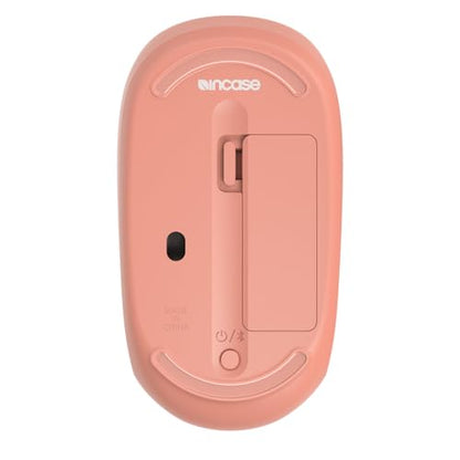 Incase Bluetooth Mouse - Designed by Microsoft - Compact, Comfortable, Right/Left Hand Use, 4-Way Scroll Wheel, Wireless Bluetooth Mouse for PC/Laptop/Desktop, Mac/Windows Computer (Peach) - color: Peach