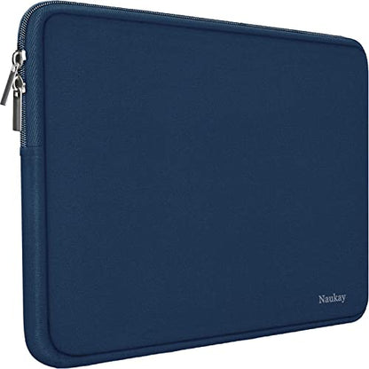 13 Inch Laptop Case,Resistant Neoprene Laptop Sleeve/Notebook Computer Pocket Case/Tablet Briefcase Carrying Bag Compatible with MacBook Pro,MacBook Air,Notebook Computer-(Dark Blue) - color: Dark Blue, size: 13.3 inch