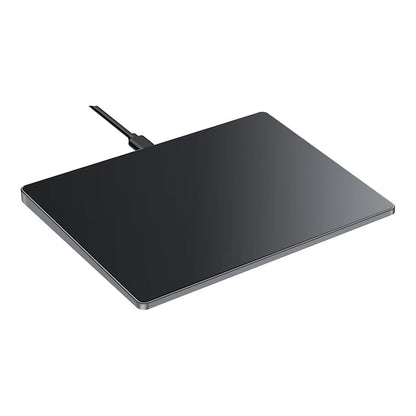 Wired touchpad supports multi gesture control, Aluminum alloy casing and glass panel Trackpad Mouse with Multi-Touch Navigation for Windows 10/11/Linux/fedora 43 Laptop PC Notebook Computer (black) - color: black