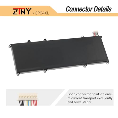 56.2Wh EP04XL Laptop Battery Replacement for HP Elite Dragonfly G1 2019 | For Elite Dragonfly G2 2020 Elite Dragonfly Max 2021 Series EP04056XL HSTNN-DB9J HSTNN-IB8Y L52448-1C1 L528Y581-005 7000mAh - size: 11.18*3.93*0.19 inch EP04XL