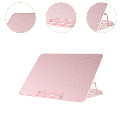 Laptop Cooling Pad with 6 Fans and Adjustable Height for Enhanced Performance, Pink