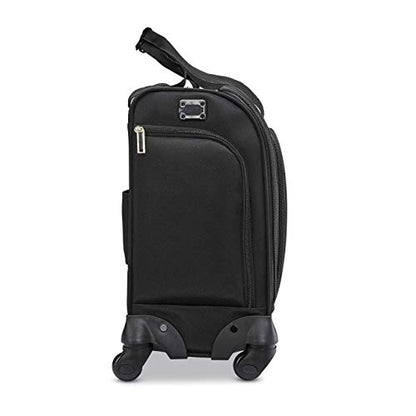 Samsonite Underseat Carry-On Spinner With USB Port, Jet Black, One Size - color: Jet Black
