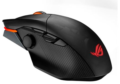 ASUS ROG Chakram X Origin Wireless Gaming Mouse – MMO/MOBA Design, Detachable Joystick, 11 Programmable Buttons Right-Handed, 123g, Tri-Mode Connectivity, 36K DPI, up to 150Hr Battery, PC/Mac Support - style: Chakram X