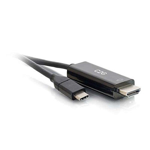 C2G USB Adapter, HDMI Adapter, USB C to HDMI, 4K, 60Hz, Black, 6 Feet (1.82 Meters), Cables to Go 26889 - size: 6 Feet