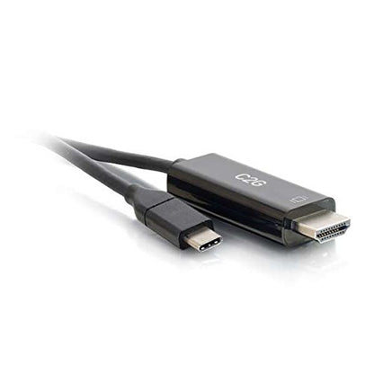 C2G USB Adapter, HDMI Adapter, USB C to HDMI, 4K, 60Hz, Black, 6 Feet (1.82 Meters), Cables to Go 26889 - size: 6 Feet