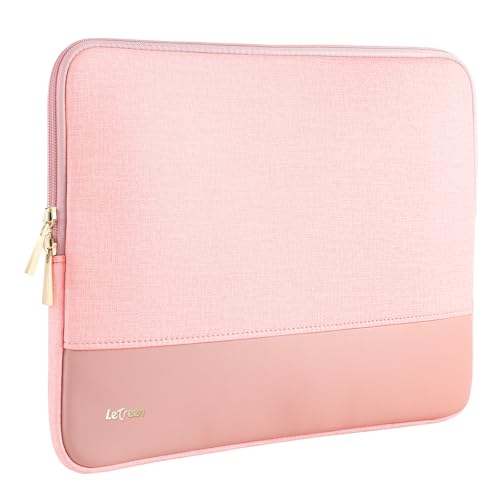 Laptop Sleeve for 14-inch New MacBook Pro M5 Pro/Max (2026) M4/M3 | Water-resistant Laptop Case Cover for 13-inch MacBook Air M5/A3449, M4/A3240, M3, 13" MacBook Neo A18 & MacBook Pro M2/M1 - color: Pink Color Blocking, size: 13-14 inch