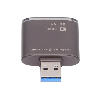 USB 3.0 to NM Nano SD Card & Memory Card Reader Writerfor Mate Seial Phone & Camera & Laptop