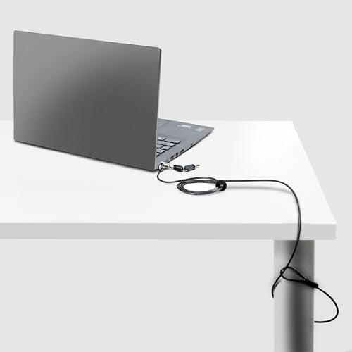 StarTech Nano Laptop Cable Lock, 6.6ft, TAA, Anti-Theft Keyed Lock (2m) | For EliteBook/2-1 Laptops, Steel Cable Lock For Laptop, Security Cable Locks Nano Slot Notebooks - size: Nano, style: Unique Keyed
