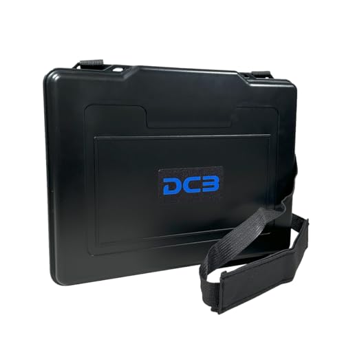 DCB Cases - Element 3322F 12.36 x 9.13 x 1.57 Int Dim | IP67 Waterproof | Protects Tablets, Phones, and Documents | Shoulder Strap | Latch Close | Injection Molded Plastic | Foam Insert