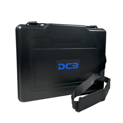 DCB Cases - Element 3322F 12.36 x 9.13 x 1.57 Int Dim | IP67 Waterproof | Protects Tablets, Phones, and Documents | Shoulder Strap | Latch Close | Injection Molded Plastic | Foam Insert