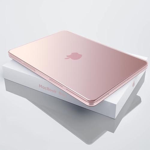 Soonjet Invisible Armor for MacBook Neo Case 13 inch 2026 Mac Laptop Cover | Ultra Thin & Light | Anti Fingerprint, Scratch Resistant | Protective Hard Shell | Pink Matte Finish A3404 | Blush Clear - color: Blush Clear