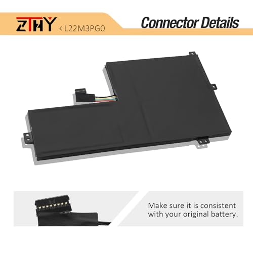 L22M3PG0 Battery Replacement for Lenovo 100e 300e 500e Yoga Chromebook Gen4 | IdeaPad Flex 3 Chrome 12IAN8, IdeaPad Slim 3 Chrome 14M868 Laptop L22B3PG0 L22D3PG0 L22X3PG0 L22C3PG0 Battery 11.31V 47Wh - size: 8.54*5.00*0.19 inch L22B3PG0