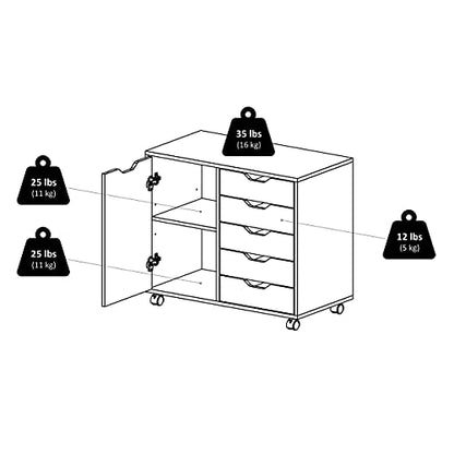 Winsome cabinets Wood Halifax Storage/Organization, Black - color: Black, style: Contemporary