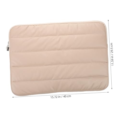 NUOBESTY Laptop Sleeve Water-Resistant Polyester Multiple Compartments for Organized Storage Stylish Design for Travel Office and School