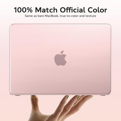 B BELK for MacBook Neo Case 13 inch 2026 | (A18 Pro, Model A3404) | 1:1 Precision Fit | Official Blush Clear | Matte Hard Shell Case | Scratch & Fingerprint Resistant for New MacBook Neo 13 inch Case - color: Blush Clear