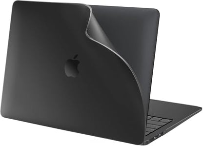 BlueSwan Flexible Case for MacBook Air 13.3 inch M1 2020-2018 | Anti-Scratch Protective Laptop Cover with Grippy Matte Texture, Seamless Fit and Lightweiht, Frosted Black - color: Frosted Black, size: Air 13.3-inch (M1, 2018-2020)
