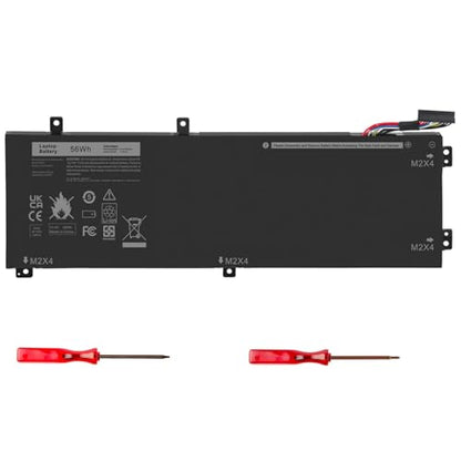 56WH RRCGW H5H20 0RRCGW School Laptop Battery for Dell XPS 15 9550 15-9550 9560 9570 Precision 15 5510 5520 5530 Series P56F P56F001 5D91C 62MJV M7R96 0RRCGW 062MJV Mobile Workstation Notebook - size: RRCGW 11.38 * 4.53 * 0.73 in