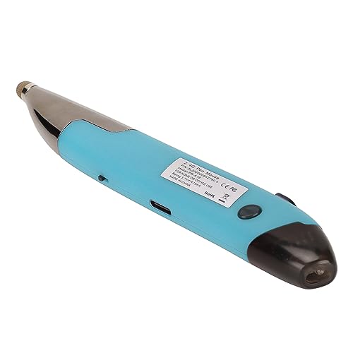 Yinhing Pen Rechargeable Portable Optical Mode for PC Laptop Luminous Silent Handheld Small Design (Blue) - color: Blue