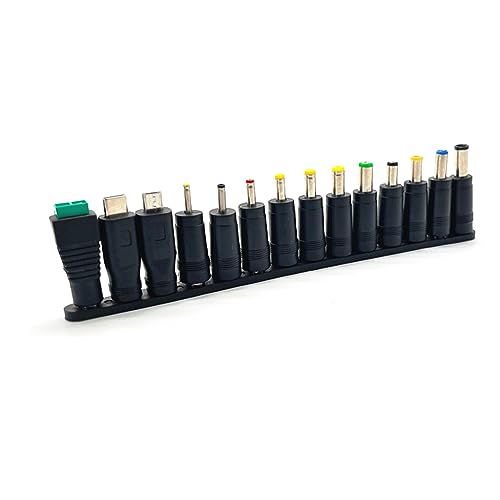 Female to Male Power Adapter Tips Connector for Phone Laptop Charging Power Supply Plug Jacks Sets 5.5x2.1mm