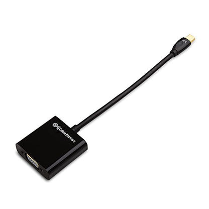 Cable Matters Mini DisplayPort to VGA Adapter, Mini DP to VGA, Black | Thunderbolt 2 and Thunderbolt Ports Compatible