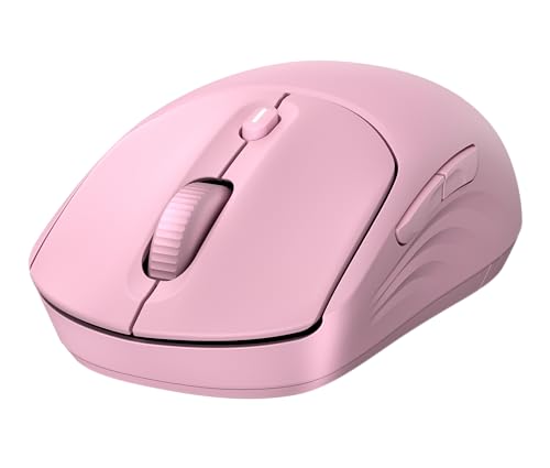 HP 400 Quiet Wireless Mouse, Dual Bluetooth & 2.4GHz, Soft Silicone, Quiet Clicks, Microsoft Wheel, 24-Month Battery, 6000 DPI, Ambidextrous, Eco-Friendly Design, Multi-OS, Pink - color: Pink