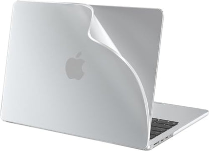 BlueSwan Flexible Case for MacBook Pro 14 inch, M5-M1 Pro/Max 2026-2021 | Anti-Scratch Protective Laptop Cover with Grippy Matte Texture, Seamless Fit and Lightweiht, Frosted White - color: Frosted White, size: Pro 14-inch (2026-2021)