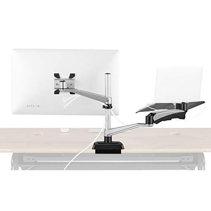 Vari Monitor Arm & Laptop Stand – Silver - style: Monitor Arm & Laptop Stand