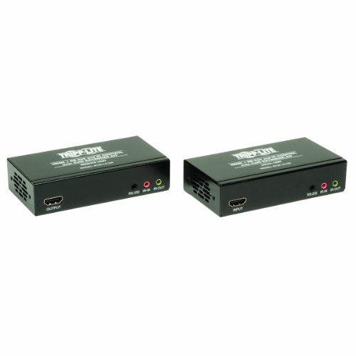 Tripp Lite HDMI Over Cat5/6 Extender Kit w/ Serial and IR Control, Transmitter and Receiver, 4K x 2K, 1080p @ 24/30 Hz, Up to 328-ft. (B126-1A1SR) - style: HDMI + Serial & IR