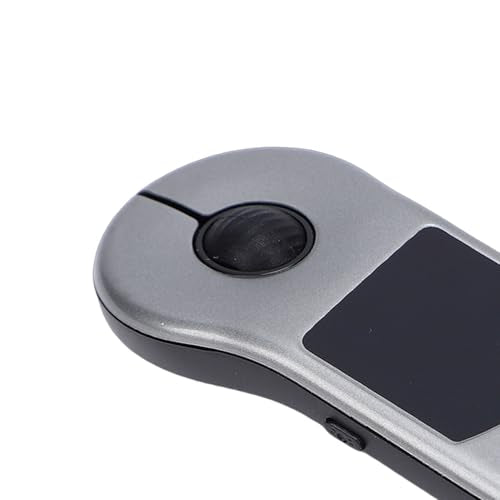 GOWENIC Wireless Presenter Remote, Rechargeable 2.4G Bluetooth Presentation Clicker Mouse with Touchpad and Slip Resist Grip, for PC Laptop iOS OS X (Grey) - color: grey