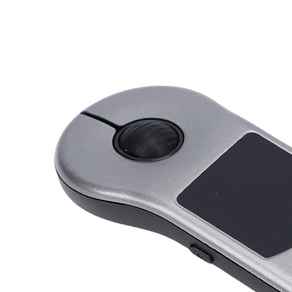 GOWENIC Wireless Presenter Remote, Rechargeable 2.4G Bluetooth Presentation Clicker Mouse with Touchpad and Slip Resist Grip, for PC Laptop iOS OS X (Grey) - color: grey