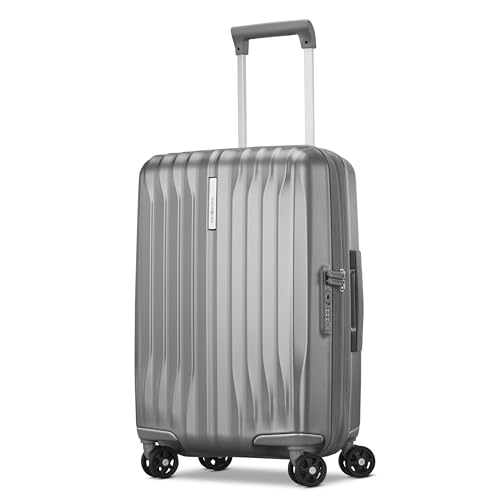 Samsonite UpLIFT Carry-On Hardside Luggage with Spinner Wheels - Airline-Approved, TSA Lock, Adjustable Handle System - Polycarbonate Hard Suitcase for Ultra Lightweight Travel - Silver Shimmy - color: Silver Shimmer, size: Carry-On Spinner