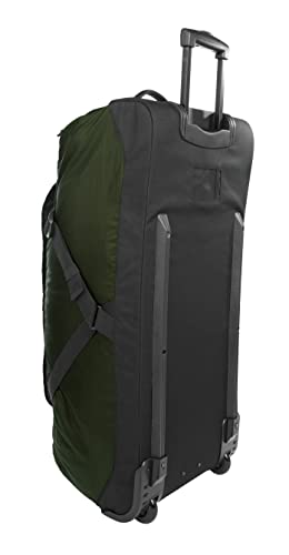 Eddie Bauer Traverse Luggage | Roller Wheels | Telescoping Handle | Travel | Vacation | Ripstop Nylon - Dark Loden, 31" - color: Dark Loden, size: 31"