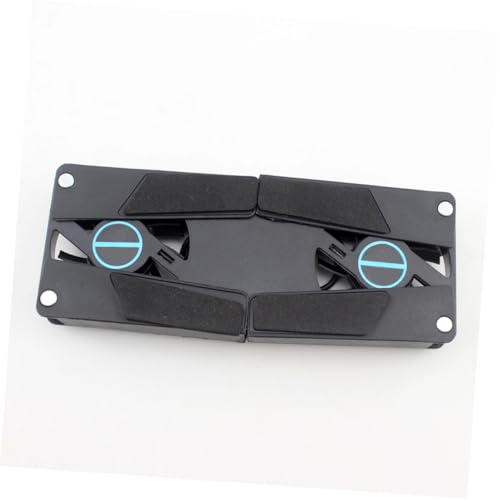 Happyyami 2Pcs USB Laptop Cooling Pad with Dual Fans Folding Ventilated Support for Laptops Slip Design Low Noise for Commuters and Travelers