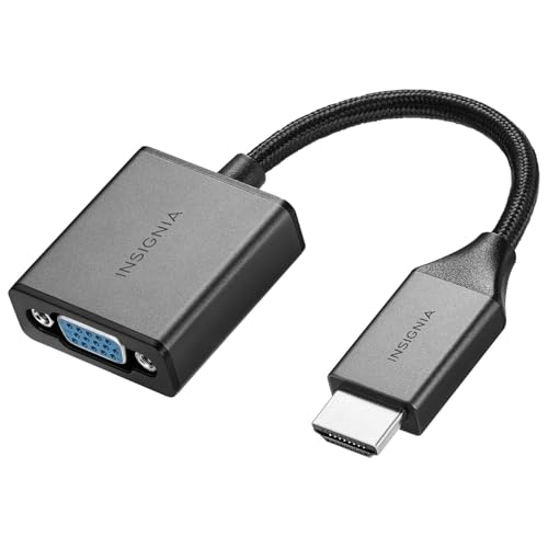 Insignia HDMI-to-VGA Adapter, Model: NS-PG95503, Black - style: HDMI to VGA Adapter