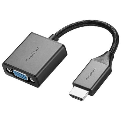 Insignia HDMI-to-VGA Adapter, Model: NS-PG95503, Black - style: HDMI to VGA Adapter