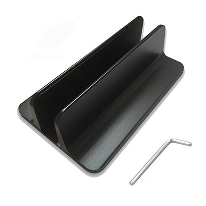 Laptop Stand,Vertical Desktop Holder with Adjustable Dock Size,Laptops Holder Compatible with All Notebooks, MacBook,Surface,Dell,Gaming,iPad (Black)