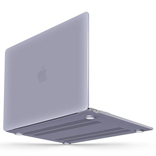 IBENZER Compatible with MacBook 12 Inch Case, Hard Shell Case Cover for Mac 12’’ with Retina Display Model A1534 2020 2019 2018 2017 2016 2015, Lavender Grey, MM12LVGY - color: Lavender Gray