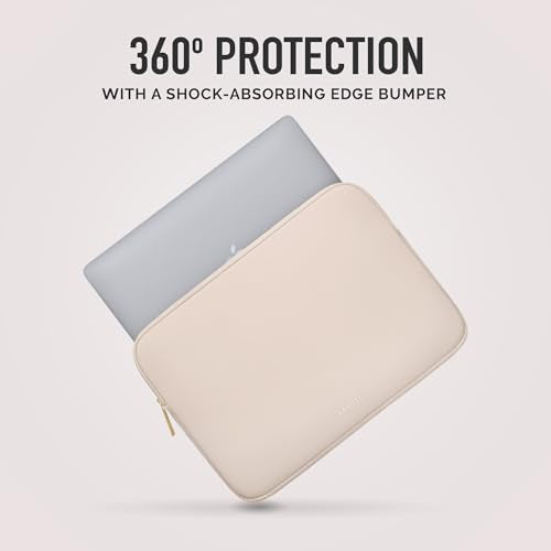 Vandel Slim MacBook Pro 14 inch Laptop Sleeve, Neoprene 14 Inch Apple MacBook Laptop Case Sleeve, Dell, HP Cover, Protective Asus, HP, Dell XPS Case, Computer Cover, Mac M1, M2, M3 Pouch - color: d. Sand, size: 14 Inch